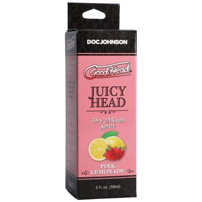 Doc Johnson GOODHEAD - JUICY HEAD - DRY MOUTH SPRAY - PINK LEMONADE 2 FL. OZ