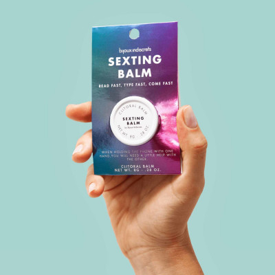 Бальзам для клітора Bijoux Indiscrets Sexting Balm (Пиши, грай та запалюй), що розігріває Бальзам для клітора Bijoux Indiscrets Sexting Balm (Пиши, грай та запалюй), що розігріває