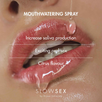 Спрей для посилення слиновиділення Bijoux Indiscrets Slow Sex Mouthwatering spray Спрей для посилення слиновиділення Bijoux Indiscrets Slow Sex Mouthwatering spray
