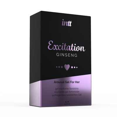 Хвилюючий гель Intt Excitation (15 мл) з екстрактом женьшеню, з ефектом вібрації Хвилюючий гель Intt Excitation (15 мл) з екстрактом женьшеню, з ефектом вібрації