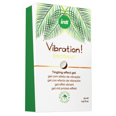 Жидкий вибратор Intt Vibration Coconut Vegan (15 мл) Жидкий вибратор Intt Vibration Coconut Vegan (15 мл)