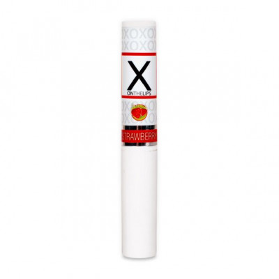 Стимулирующий бальзам для губ унисекс Sensuva - X on the Lips Strawberry с феромонами, клубника Стимулирующий бальзам для губ унисекс Sensuva - X on the Lips Strawberry с феромонами, клубника