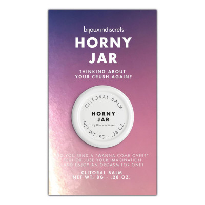 Бальзам для клитора Bijoux Indiscrets Horny Jar (Дрожи от удовольствия), разогревающий Бальзам для клитора Bijoux Indiscrets Horny Jar (Дрожи от удовольствия), разогревающий