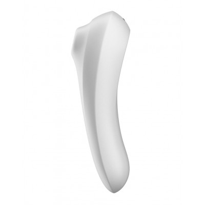 Смарт вибратор и вакуумный стимулятор 2-в-1 Satisfyer Dual Pleasure White (мятая упаковка)