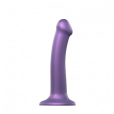 Насадка для страпона Strap-On-Me Mono Density Dildo Violet M (м'ята упаковка)