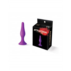 Анальна пробка на присосці MAI Attraction Toys №32 Purple (м'ята упаковка)