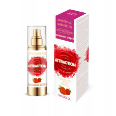 Масажне масло, що розігріває, з феромонами MAI MASSAGE OIL - STRAWBERRY (30 мл) (без упаковки)