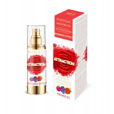 Масажне масло, що розігріває, з феромонами MAI MASSAGE OIL - RED FRUITS (30 мл) (без упаковки)