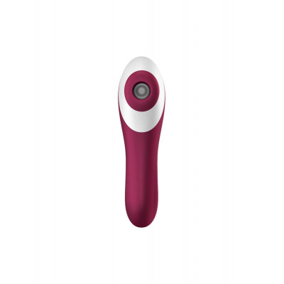 Вакуумный клиторальный стимулятор Satisfyer Dual Crush Wine Red (трещина во вкладыше) Вакуумный клиторальный стимулятор Satisfyer Dual Crush Wine Red (трещина во вкладыше)