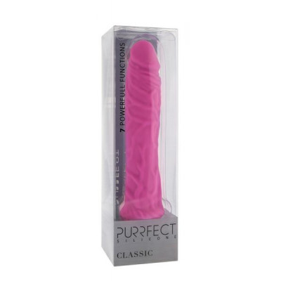 Вибромассажер PURRFECT SILICONE CLASSIC 8.5INCH, PINK