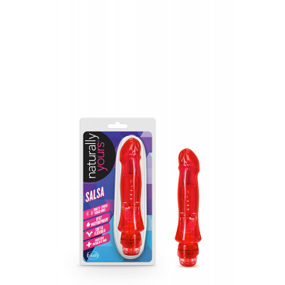 Вибратор гелевый Blush Naturally Yours Can-Can Red