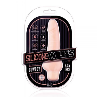 T331421 Вибратор SILICONE WILLYS COWBOY VIBRATING DILDO