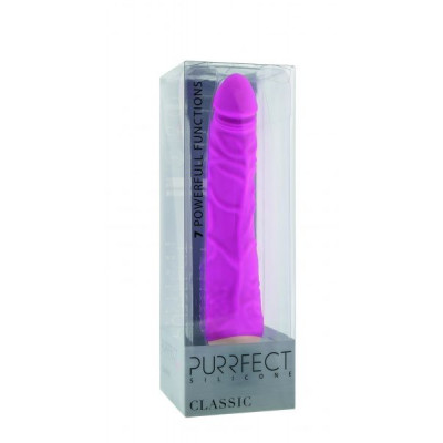 Вибромассажер PURRFECT SILICONE CLASSIC 7.1INCH PINK