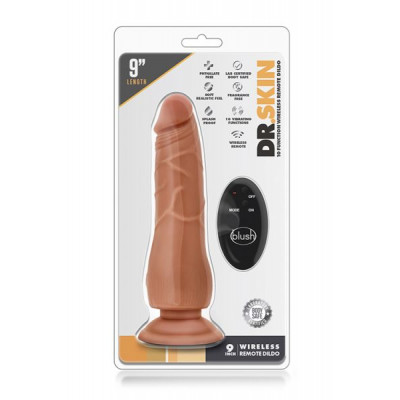 Беспроводной Вибромассажер DR. SKIN WIRELESS REMOTE DILDO Беспроводной Вибромассажер DR. SKIN WIRELESS REMOTE DILDO