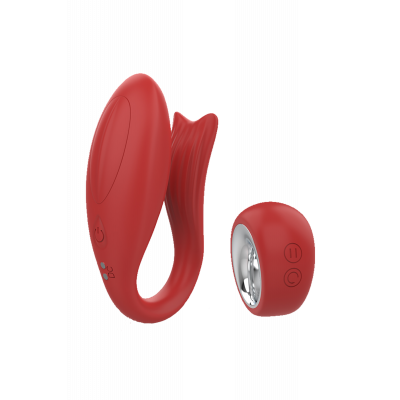 DT21855 Вибратор для пар беспроводным пультом управления Dream Toys RED REVOLUTION PANDORA