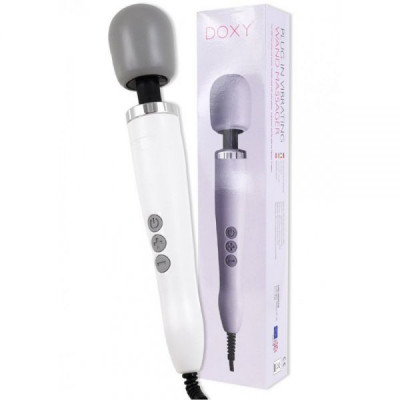 Вибромассажер-Микрофон DOXY Wand Massager, White