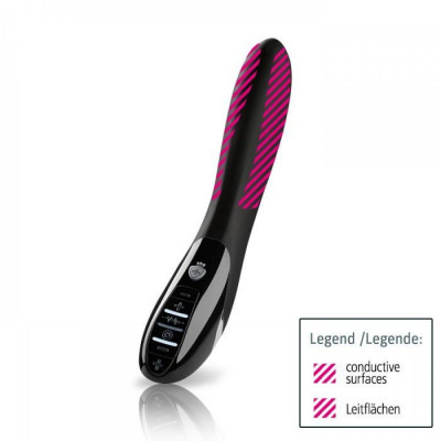 Вибратор с электростимуляцией MYSTIM Electric Eric E-Stim Vibrator - Black