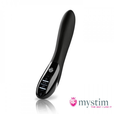 Вибратор с электростимуляцией MYSTIM Electric Eric E-Stim Vibrator - Black
