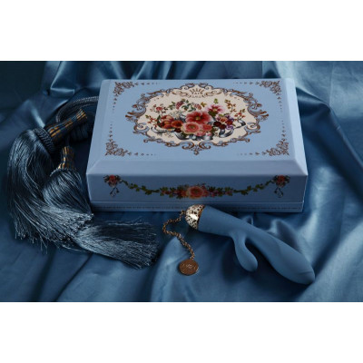 Вибромассажер - кролик с функцией управления со смартфона ZALO Rosalie, Royal Blue Вибромассажер - кролик с функцией управления со смартфона ZALO Rosalie, Royal Blue