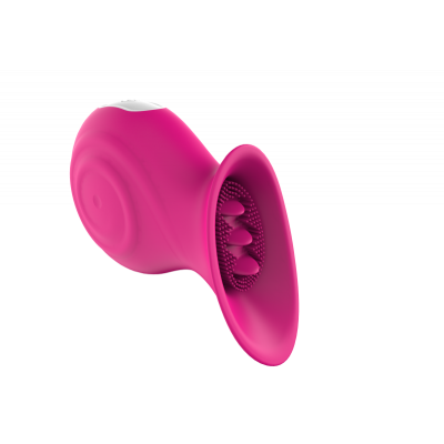 Стимулятор для клитора VIBES OF LOVE PLEASURE SNAIL MAGENTA