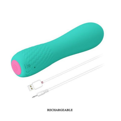 Мини вибромассажер Pretty Love ELFIN USB , Mint