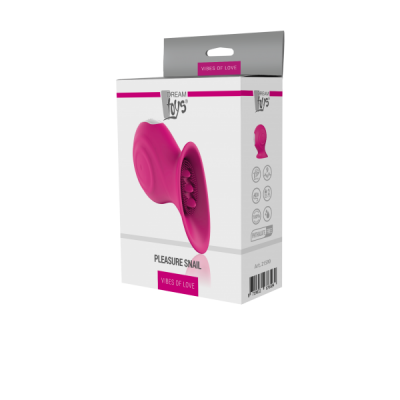 Стимулятор для клитора VIBES OF LOVE PLEASURE SNAIL MAGENTA