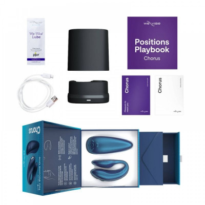 Вибратор для пар We-Vibe Chorus Cosmic Blue Вибратор для пар We-Vibe Chorus Cosmic Blue