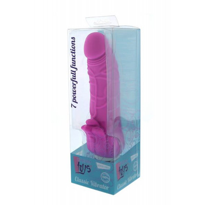 Вибромассажер PURRFECT SILICONE CLASSIC 7INCH, PINK