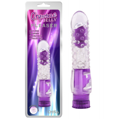 Вибратор прозрачный Chisa Crystal Jellie Pleaser