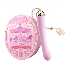 Вибратор для точки G с подключением к телефону ZALO Momoko Berry Violet