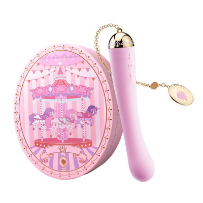 Вибратор для точки G с подключением к телефону ZALO Momoko Berry Violet