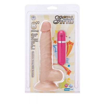 Вибромассажер G-Girl Style 8inch Vibrating Dong