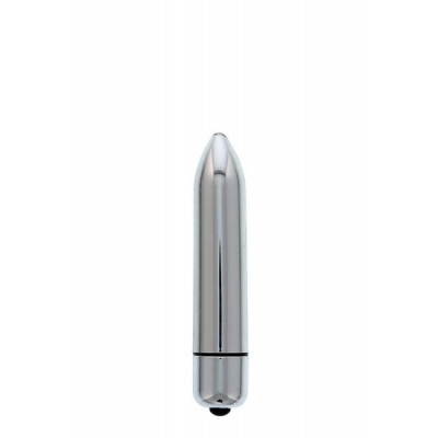 Мини вибромассажер DREAM TOYS 10-SPEED CLIMAX BULLET SILVER