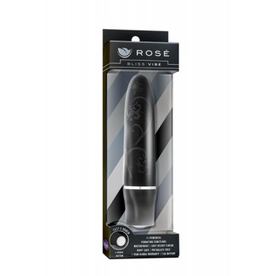 Мини вибратор BLUSH ROSE BLISS VIBE BLACK Мини вибратор BLUSH ROSE BLISS VIBE BLACK