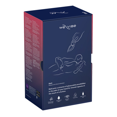 Вакуумный вибратор для пар We-Vibe MELT Blue Вакуумный вибратор для пар We-Vibe MELT Blue