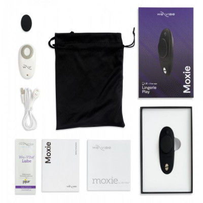 Вибратор в трусики Moxie от We-Vib с функцией управлением с телефона BLACK Вибратор в трусики Moxie от We-Vib с функцией управлением с телефона BLACK