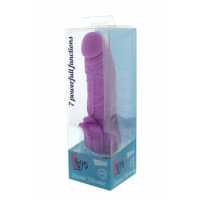Вибромассажер PURRFECT SILICONE CLASSIC 7INCH, PURPLE