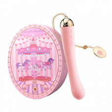 Вибратор для точки G с подключением к телефону ZALO Momoko Strawberry Pink