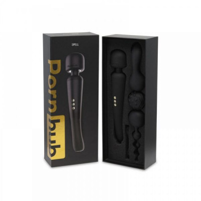 Микрофон Pornhub Spell Wand Set Con 3 Cabezales Микрофон Pornhub Spell Wand Set Con 3 Cabezales