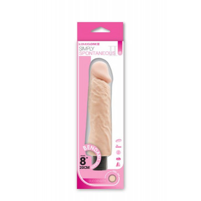 Вибромассажер SATINY SEDUCER REALISTIC 10 RYTHMS FLES