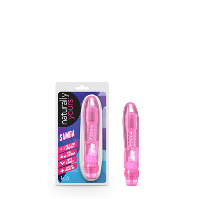 Вибратор гелевый Blush Naturally Yours Samba Pink