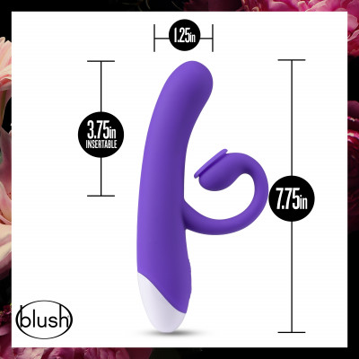 T331543 Двойной вибратор с технологией пульсации воздуха Blush HOP - OH BUNNY - MIDNIGHT T331543 Двойной вибратор с технологией пульсации воздуха Blush HOP - OH BUNNY - MIDNIGHT