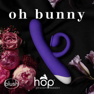 T331543 Двойной вибратор с технологией пульсации воздуха Blush HOP - OH BUNNY - MIDNIGHT T331543 Двойной вибратор с технологией пульсации воздуха Blush HOP - OH BUNNY - MIDNIGHT