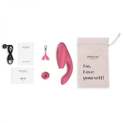 Инновационный бесконтактный cтимулятор Womanizer Duo Raspberry Инновационный бесконтактный cтимулятор Womanizer Duo Raspberry