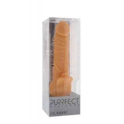 Вибромассажер PURRFECT SILICONE CLASSIC 7INCH, FLESH