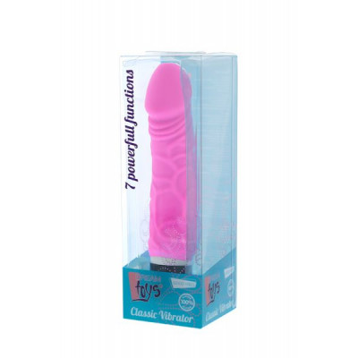 Вибромассажер PURRFECT SILICONE CLASSIC 6.5INCH, PINK