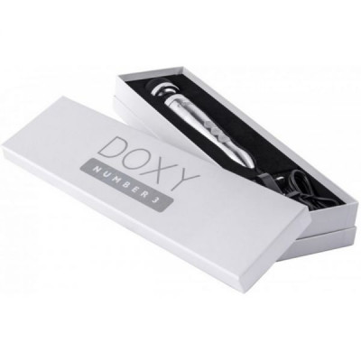 Вибромассажер-Микрофон DOXY Number 3 Satin Finish, Silver Вибромассажер-Микрофон DOXY Number 3 Satin Finish, Silver
