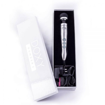 Вибромассажер-Микрофон DOXY Number 3 Satin Finish, Silver Вибромассажер-Микрофон DOXY Number 3 Satin Finish, Silver