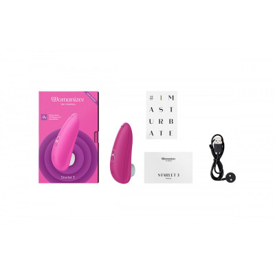 Вакуумный клиторальный стимулятор Womanizer Starlet 3 Pink Вакуумный клиторальный стимулятор Womanizer Starlet 3 Pink