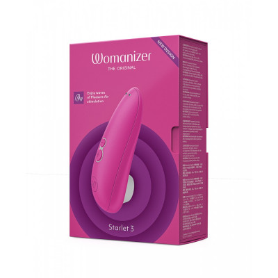 Вакуумный клиторальный стимулятор Womanizer Starlet 3 Pink Вакуумный клиторальный стимулятор Womanizer Starlet 3 Pink